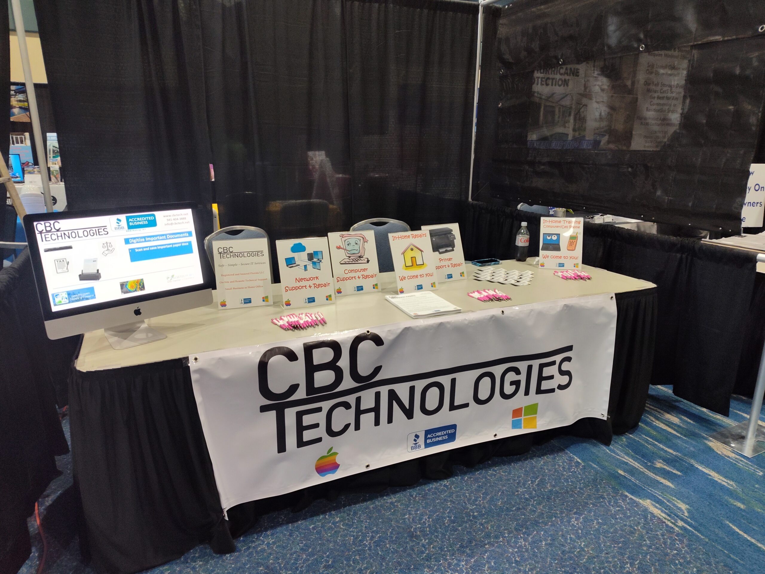 CBC booth at Hurricane Expo